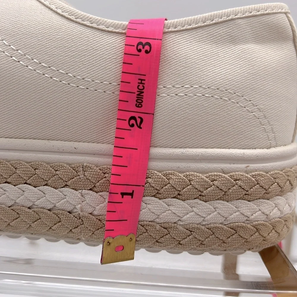 Kate Spade New in Box Taylor Sneakers KG544 Cream